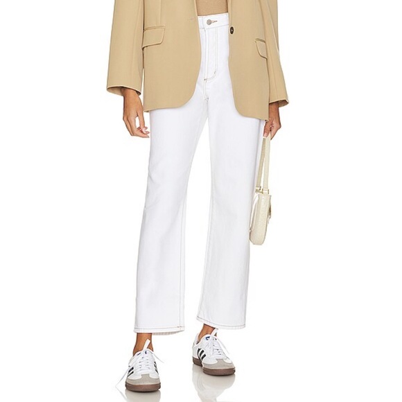 𝅺ROLLA'S Jeans Dallas Low Bootcut Lowrise Slim White SZ 29 NEW! - Picture 2 of 16